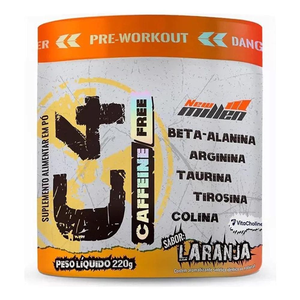 2X C4 Caffeine Free 220G - New Millen  Pré Treino Sem Cafeín