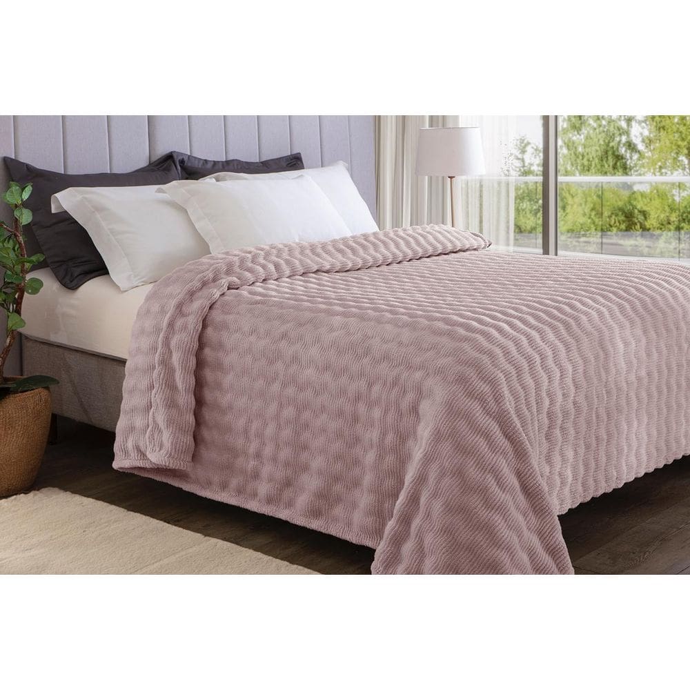 Cobertor King Lk 5S Lili Katz Rose 2,20M X 2,40M - Jolitex