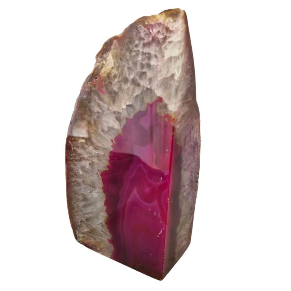 Pedra Natural Geodo Ágata Rosa 1,7 Kg A 2,0 Kg