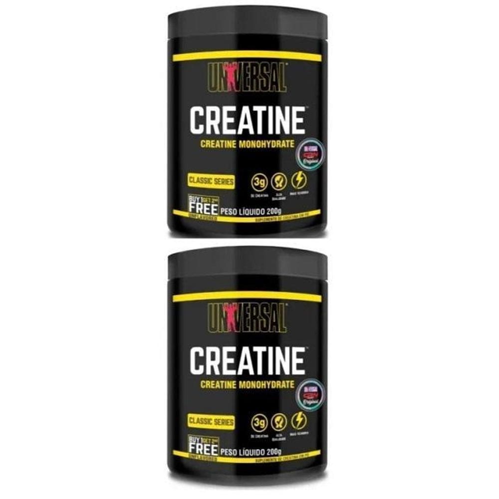 Creatine Monohydrate Combo  200G+200G  - Padrão: Único