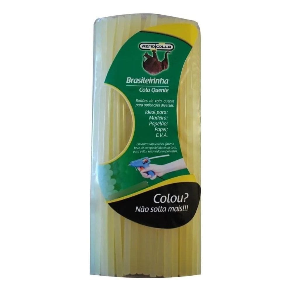 2X Refil Cola Quente Bastão Brasileirinha Grossa Martelinho