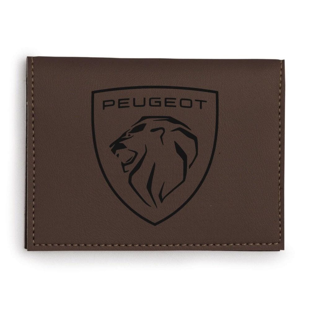 Carteira Slim Masculina Porta Cartão Dinheiro Para Peugeot