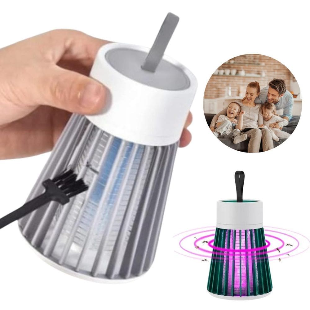 Luminária Mata Mosca Elétrica Usb Led Para Varanda