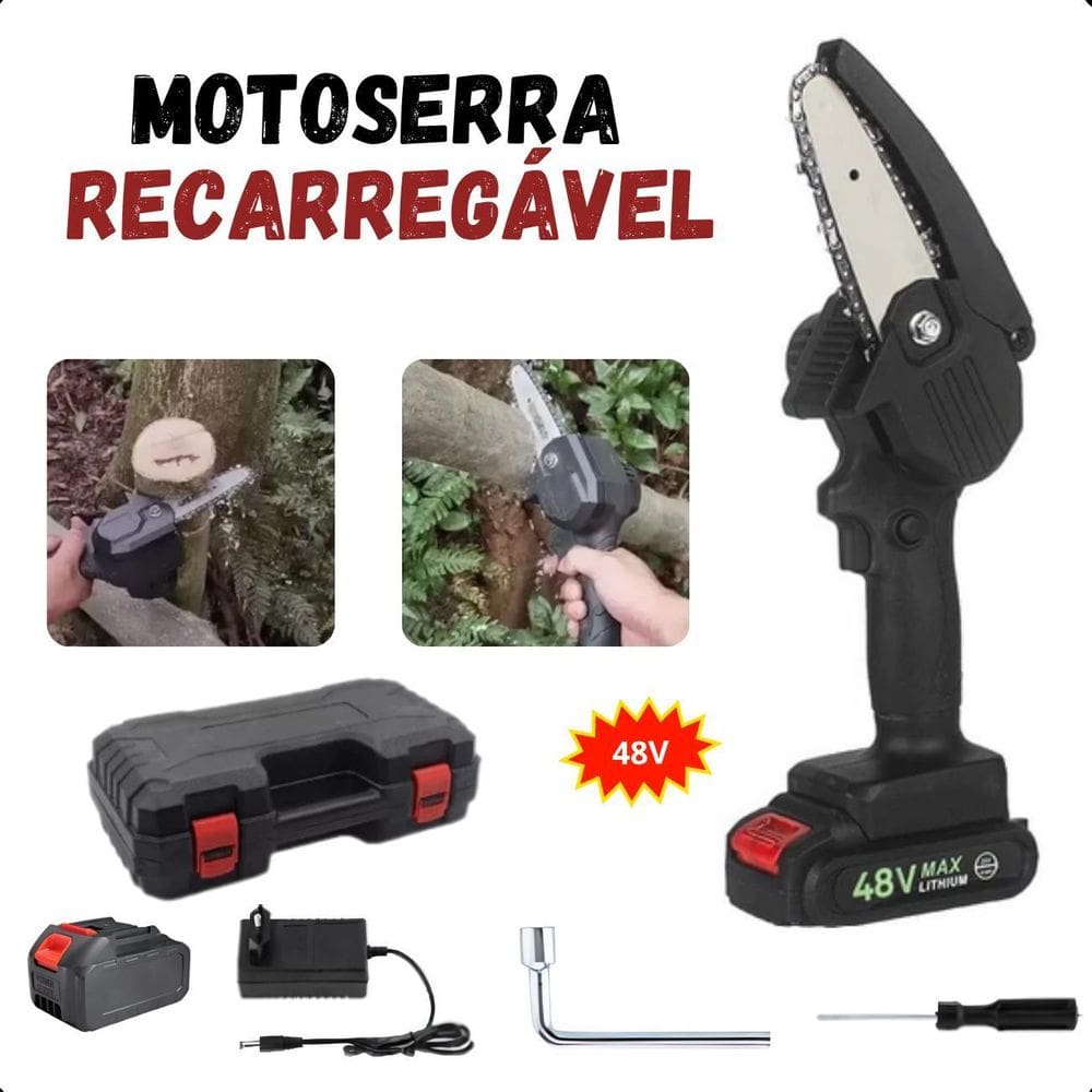Serra Elétrica 48V Portátil E Leve