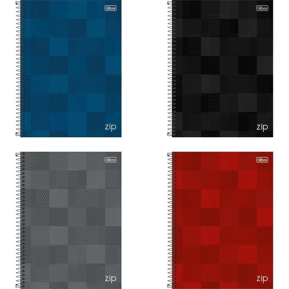 2X Kit 4 Cadernos 1 Matéria 80Fls Espiral Capa Dura Universi