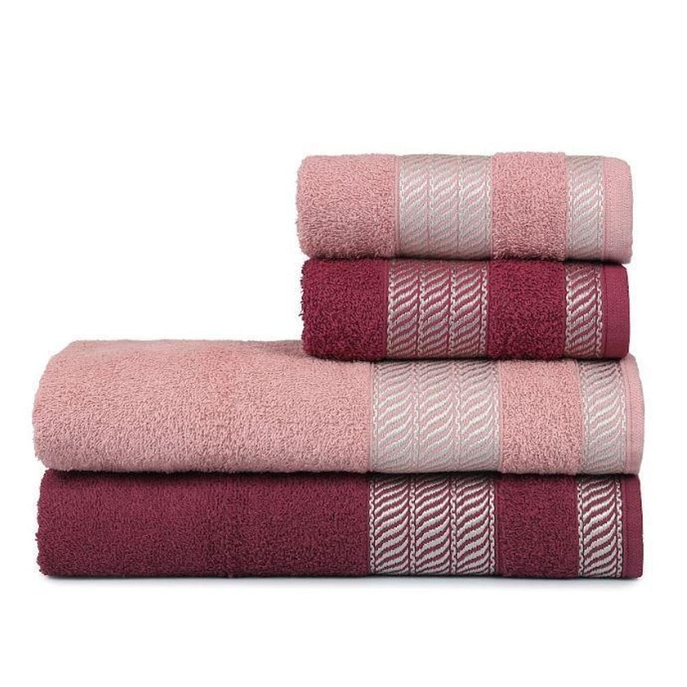 Jogo Toalha De Banho Gigante 4 Peças Siena Atlântica