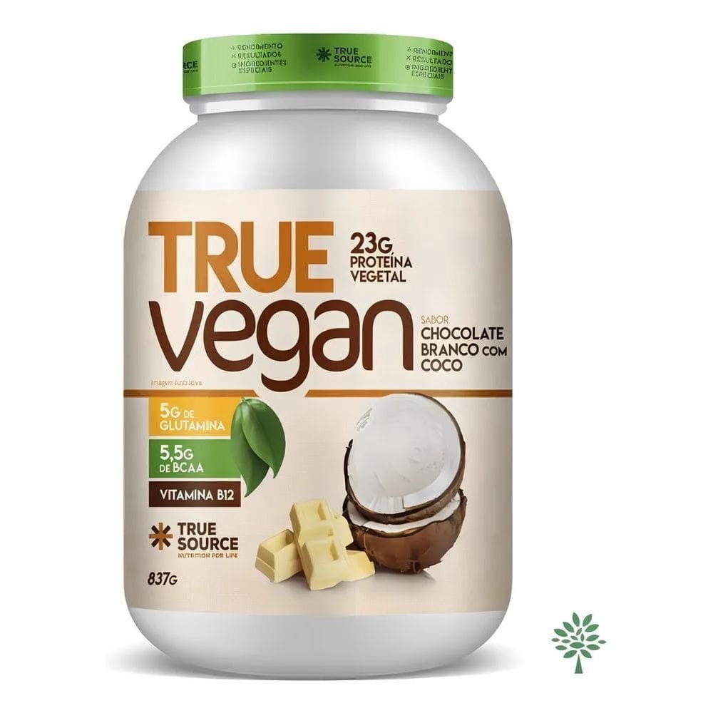 2X Suplemento Em Pó True Whey Vegan 837G Proteína Isolada Ve