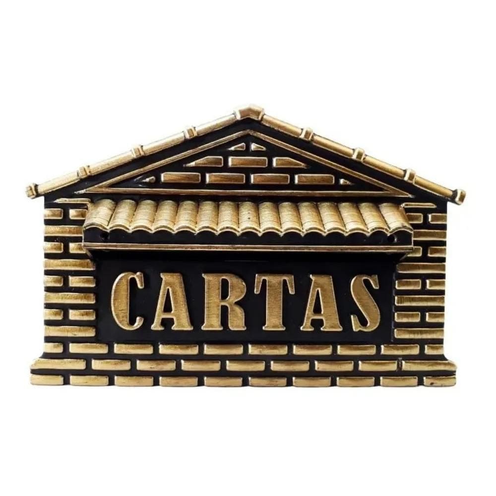 Caixa De  Pvc Correspondencia P04 Grade/Muro Cores C