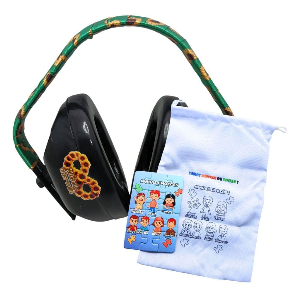 Abafador Black Girassol 11Db + Quebra-Cabeça Cognitivo