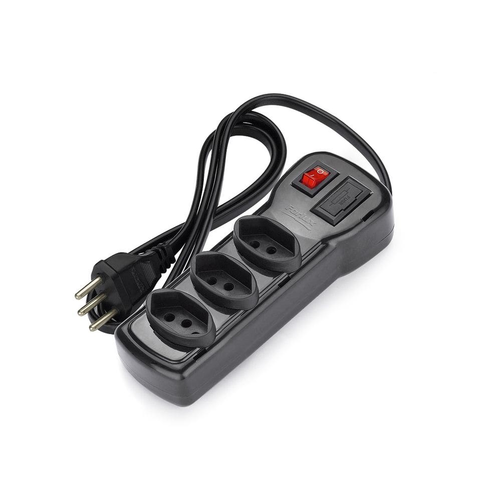 Filtro de linha 3 tomadas