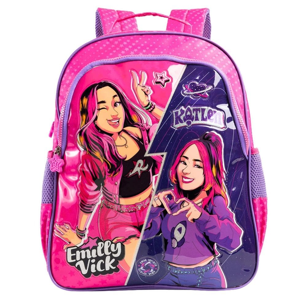 Mochila Escolar Costas Youtuber Emilly Vick 15602