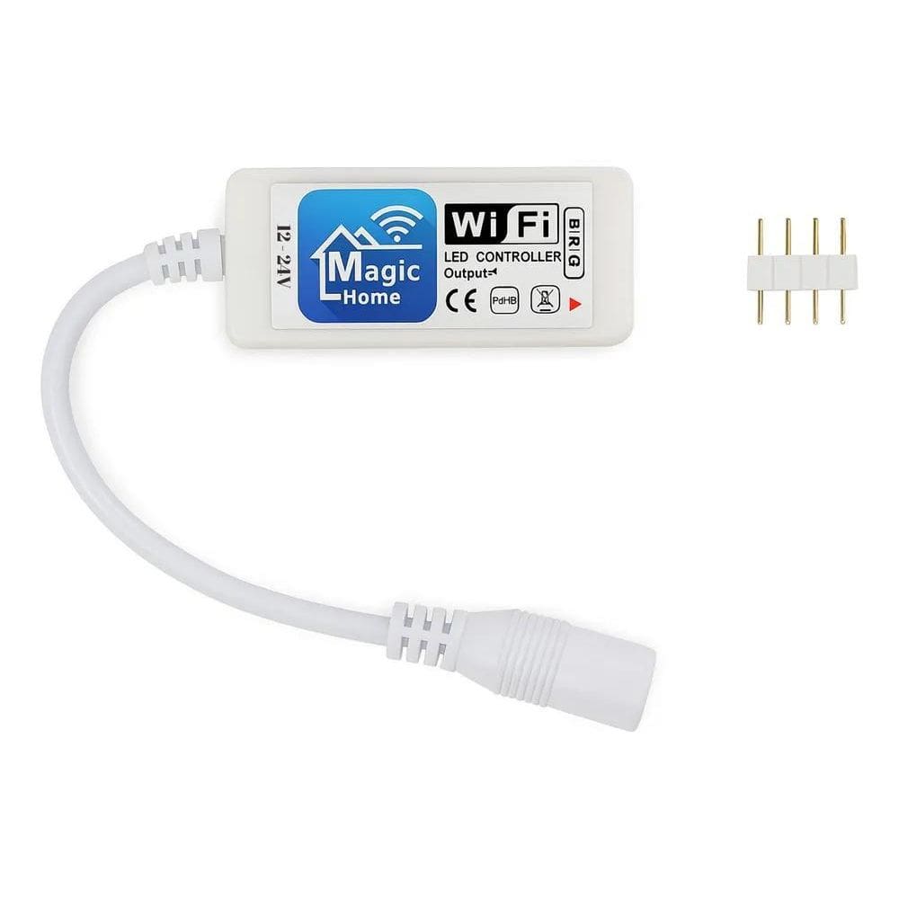 2X Controlador Para Fita Led Wifi Compatível Com Alexa E Goo