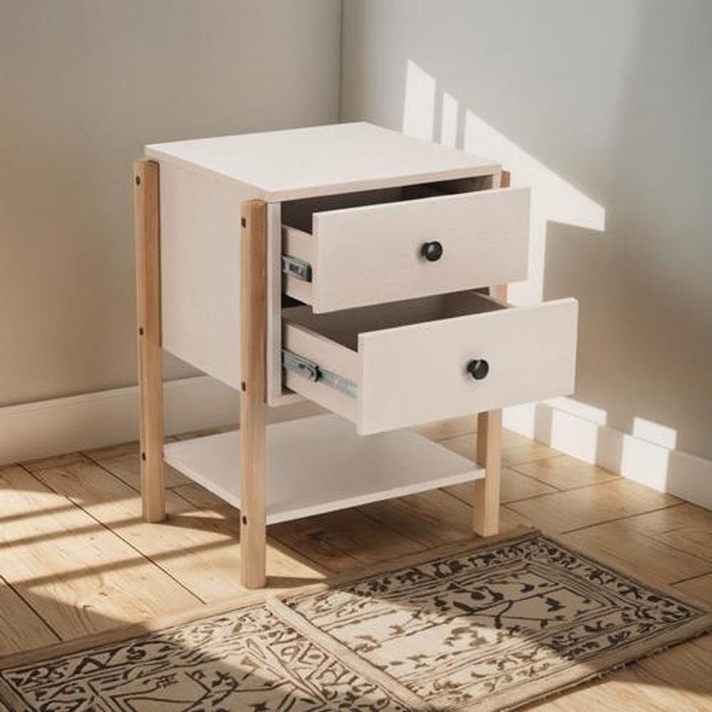 Mesa De Cabeceira Astral Design Magali Madeira 60X46X40 Cm