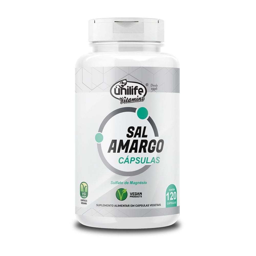 Sal Amargo Unilife 120 Cápsulas 850Mg