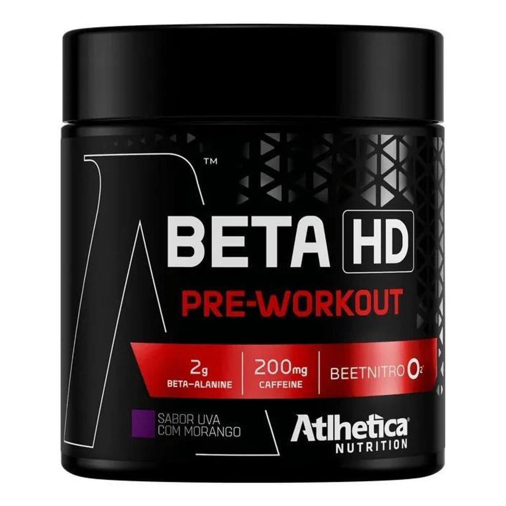 2X Pré Treino Beta Hd 240G - 2G Beta Alanina - Atlhetica
