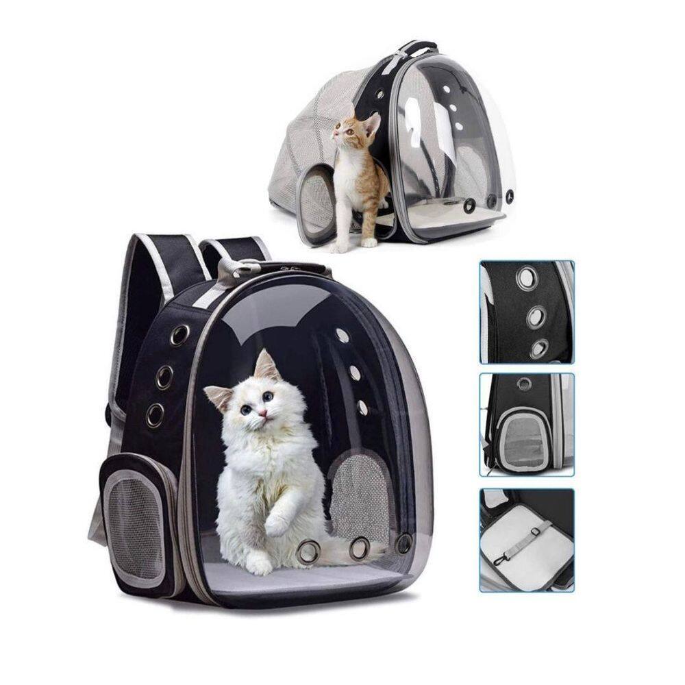 Mochila Transporte Pet Gato Cachorro Cão Acrílico Ventilação