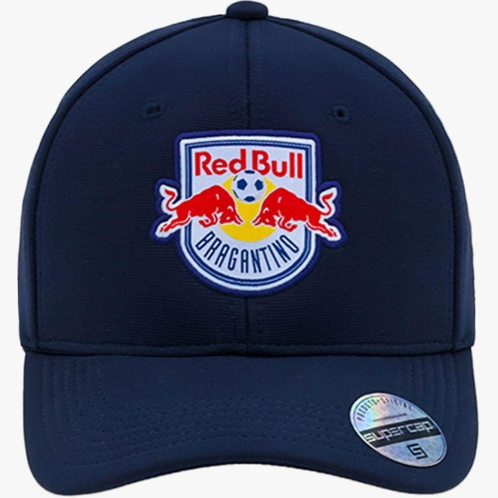 Boné Red Bull Bragantino Patch Bordado Marinho Supercap
