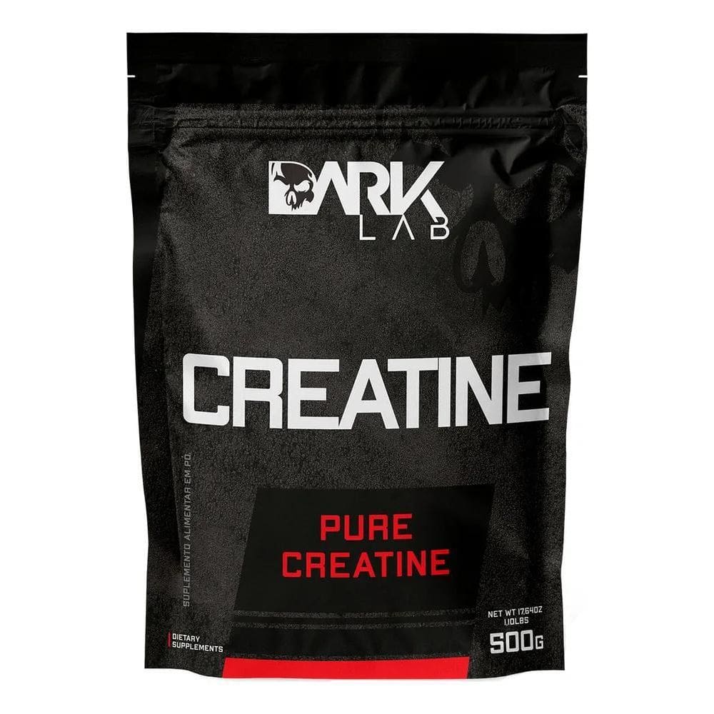 2X Creatina Monohidratada Pura 500G Dark Lab Unidade