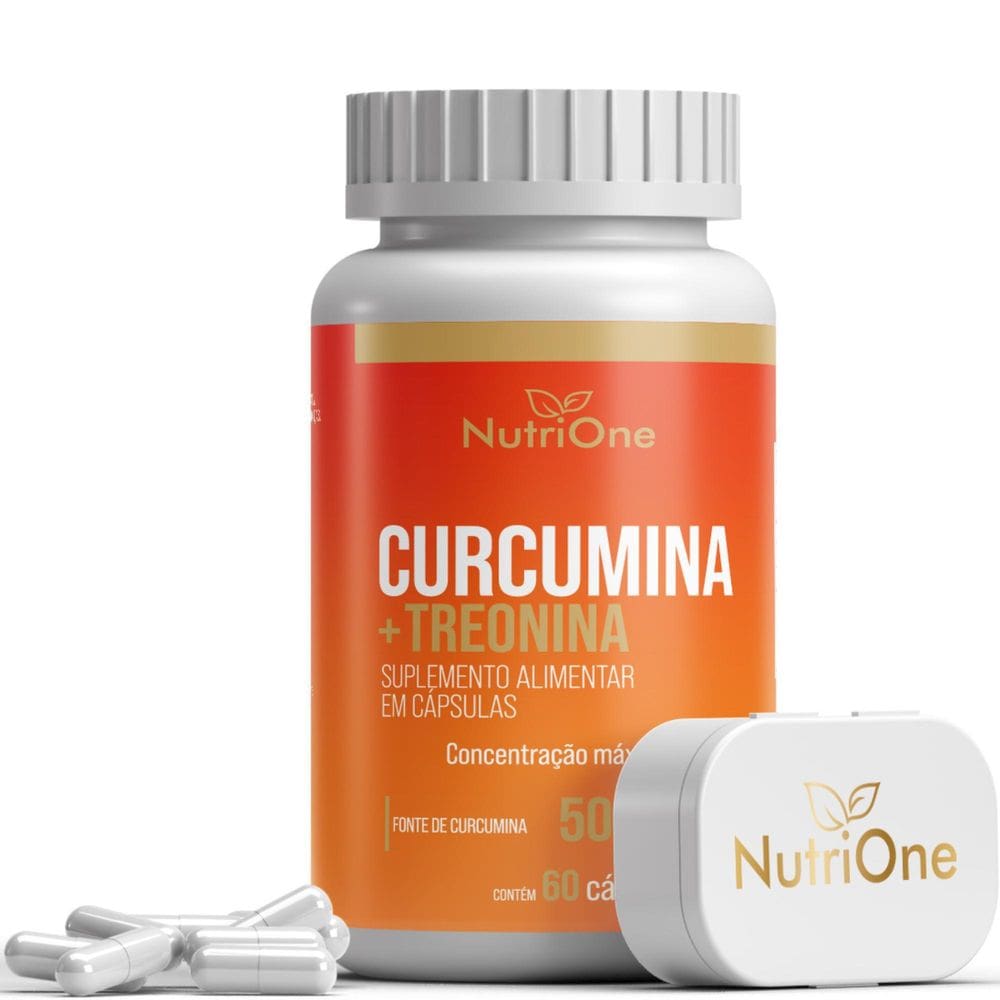 Curcumina 95% Cúrcuma Longa + L-Treonina 60 Caps - Nutrione
