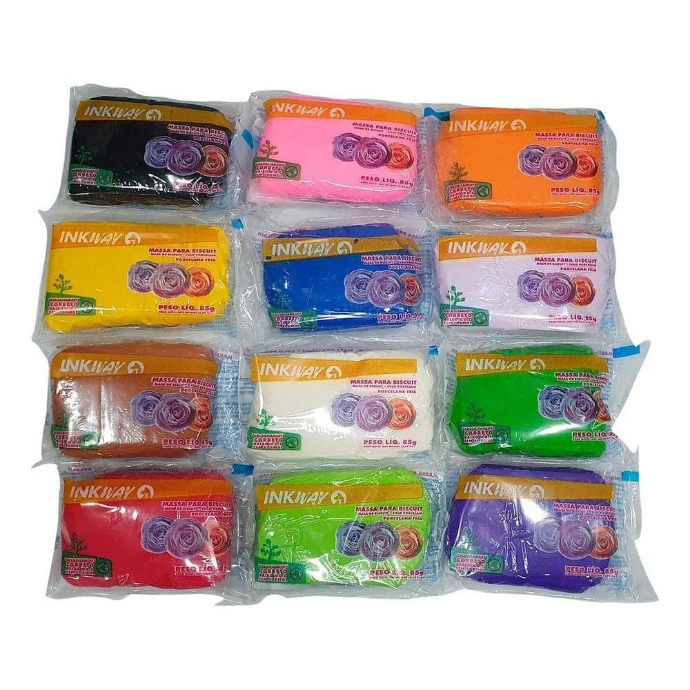 2X Massa De Biscuit Inkway Massa Para Biscuit Inkway Artesan