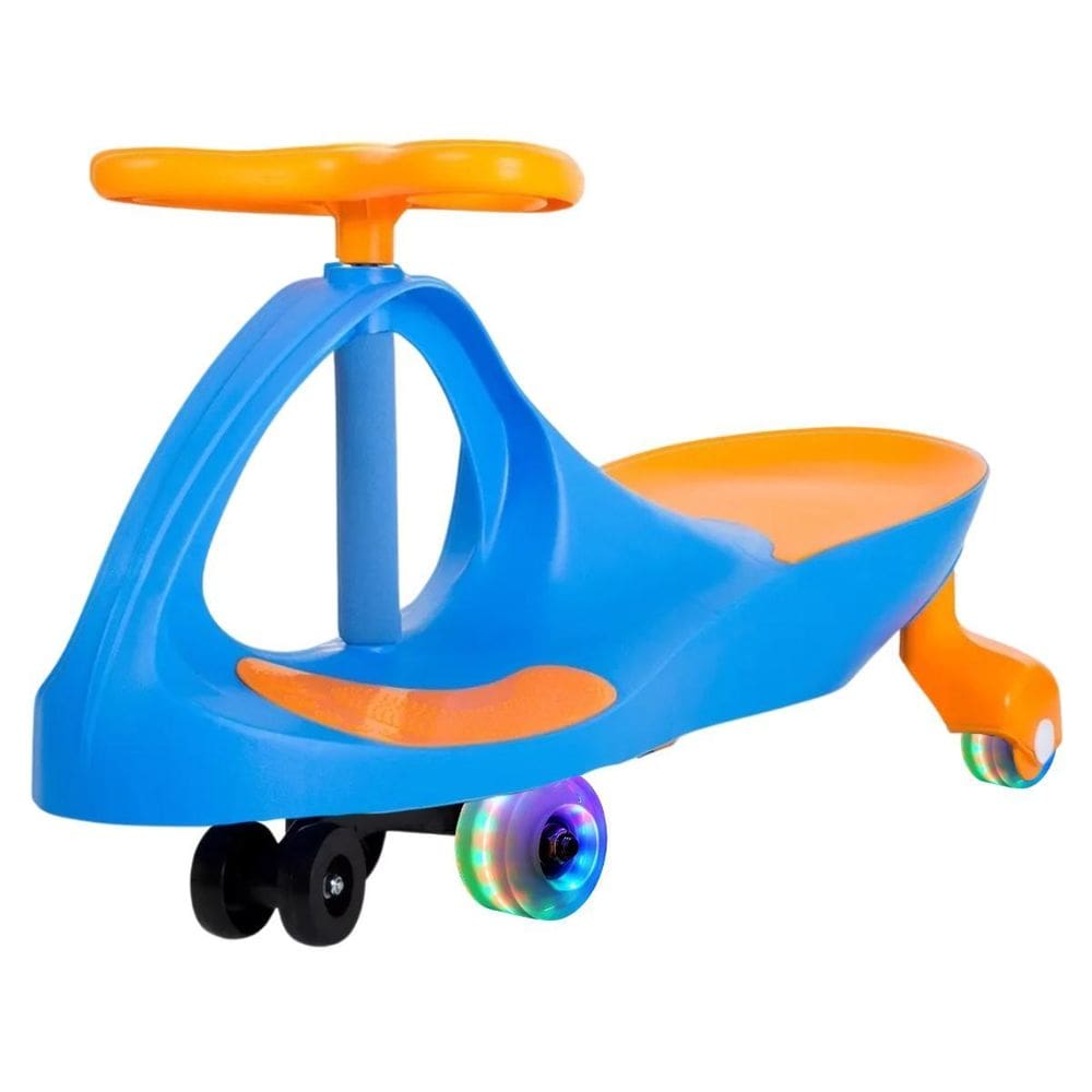 Carrinho Rolimã Zig Zag Car 360 Roda Led Infantil - Castela