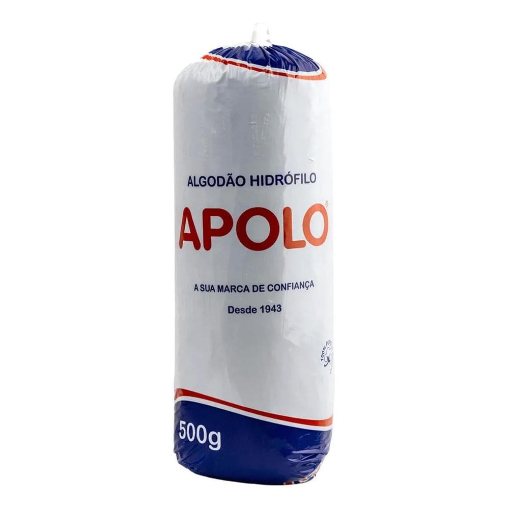 2X Algodão Hidrofilo Apolo Rolo 500G