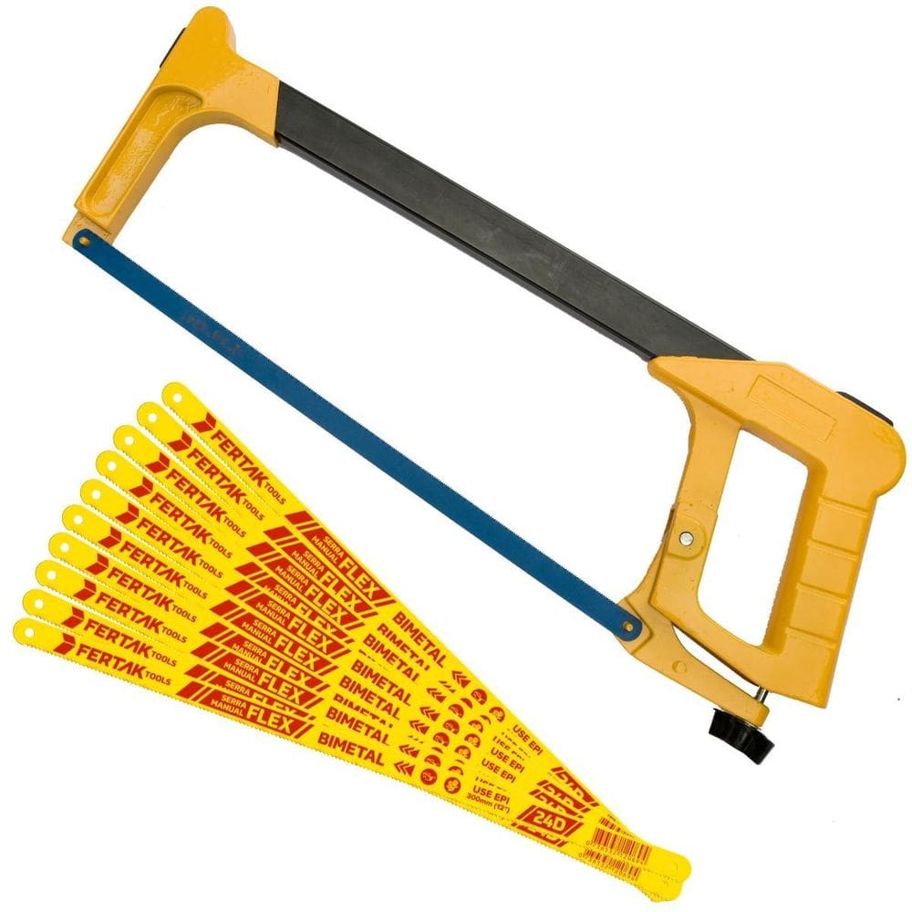 Arco De Serra Ajustável 12 Pol + 10 Lâminas