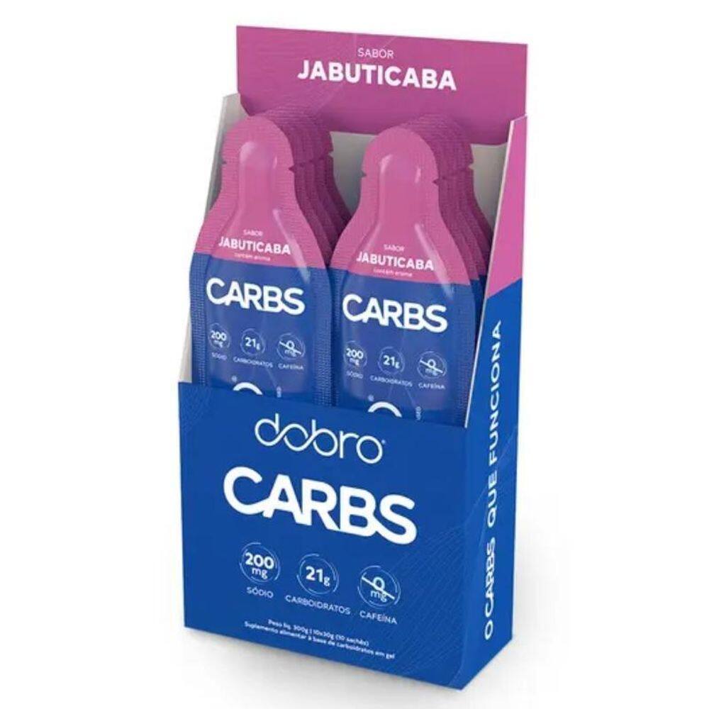 Carbs Gel  10 Uni De 30G  Dobro - Jabuticaba