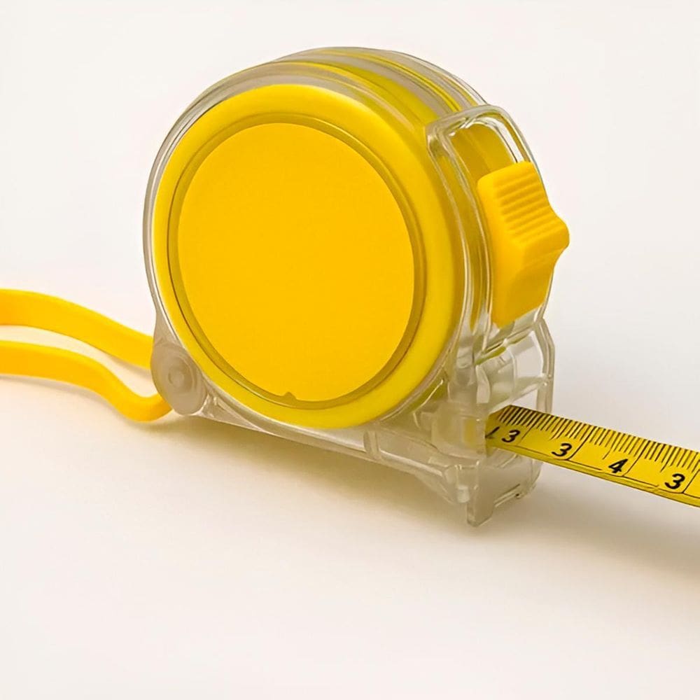 Trena Métrica 3M Acrílico Transparente Com Trava Magnética