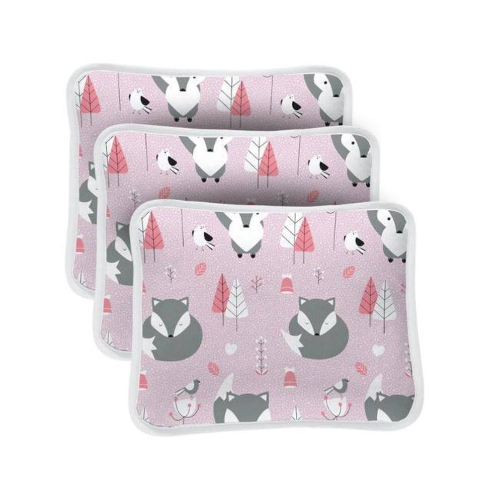 Kit 3 Fronhas Estampadas Para Travesseiros - Baby Fox