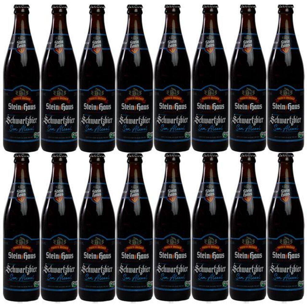 Cerveja Sem Álcool Orgânica Schwartzbier - 500Ml - 16 Un