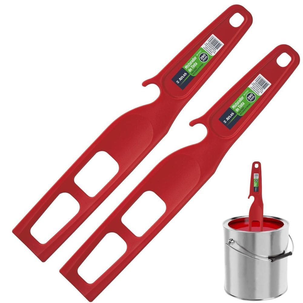 Misturador De Tinta Plástico Manual 29Cm Kit 02 Un