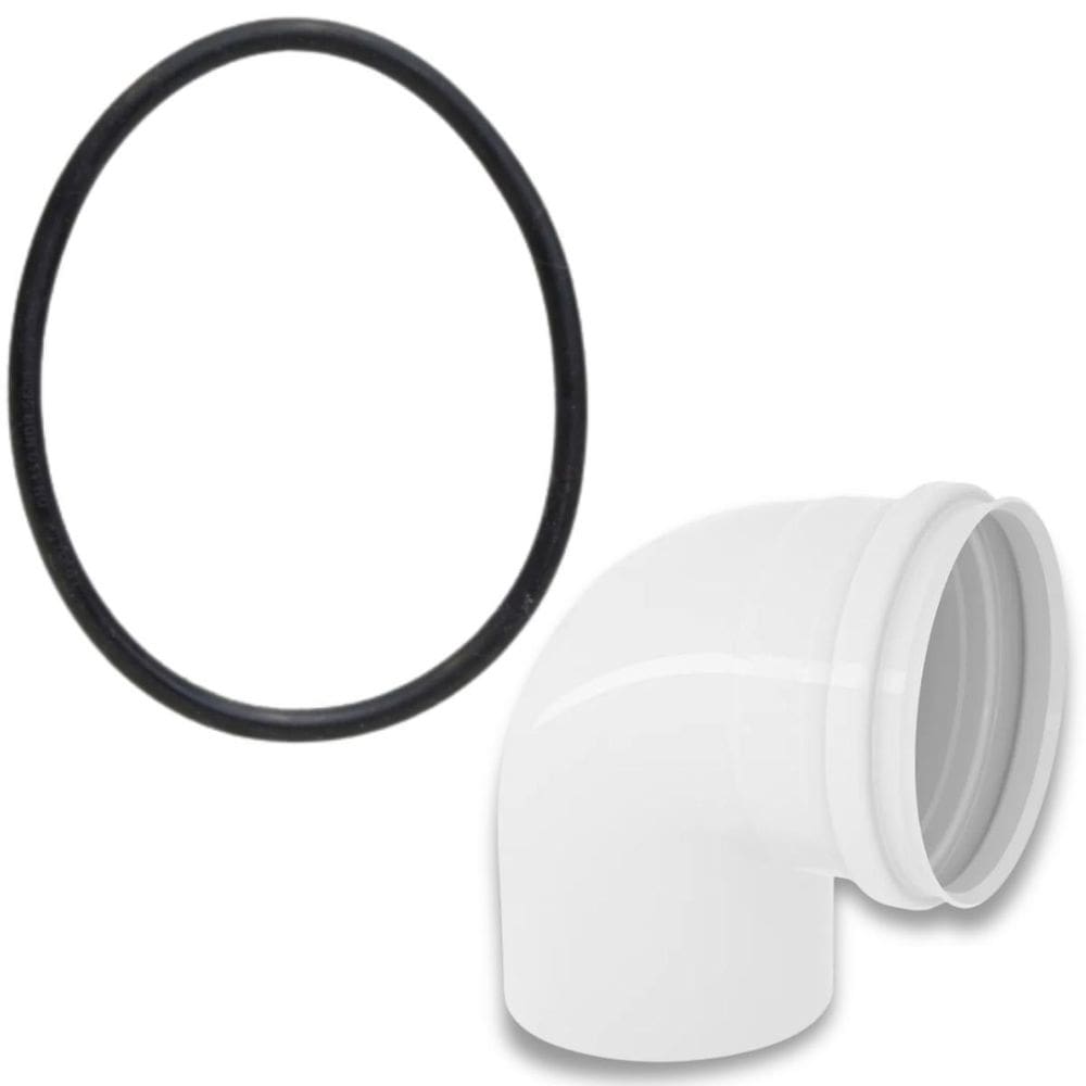 Joelho 90º Esgoto 150Mm Pvc + Anel De Vedação Dn150