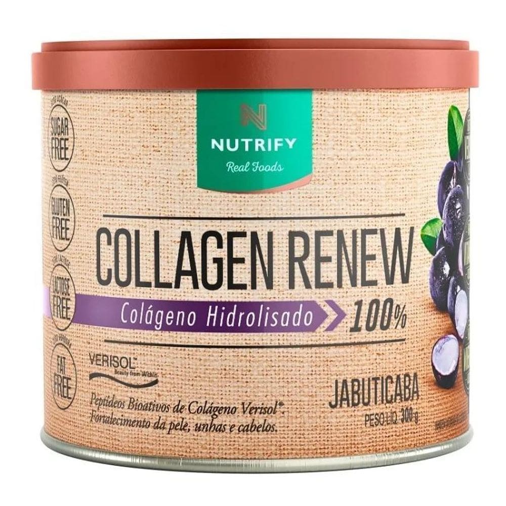 2X Colágeno Hidrolisado Collagen Renew Nutrify Jabuticaba 30