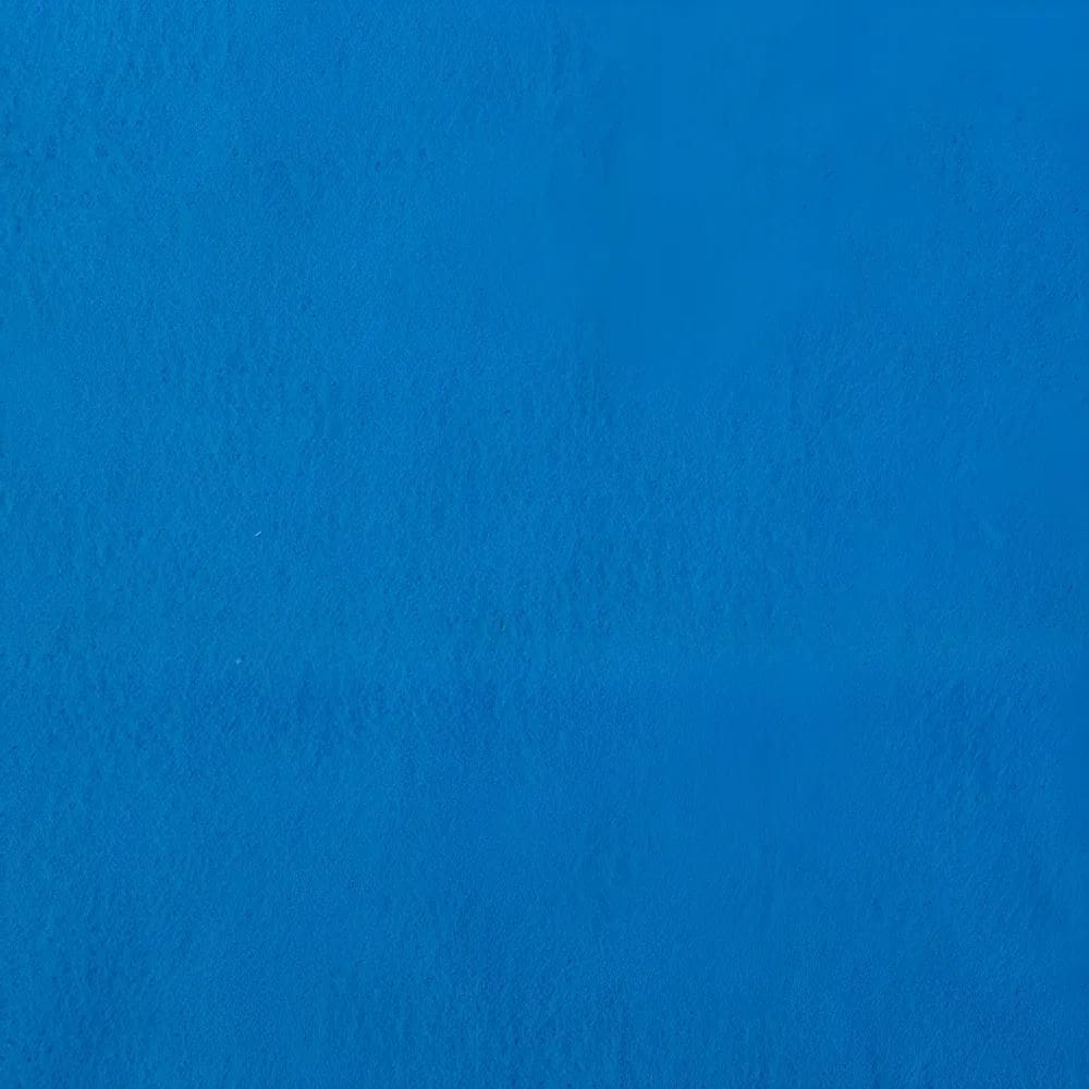 Feltro Santa Fé Liso 50X70Cm: Toque Aveludad - Azul Santa Fé