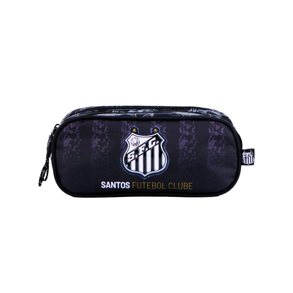 Estojo Escolar Duplo Penal Time Santos Oficial 16616