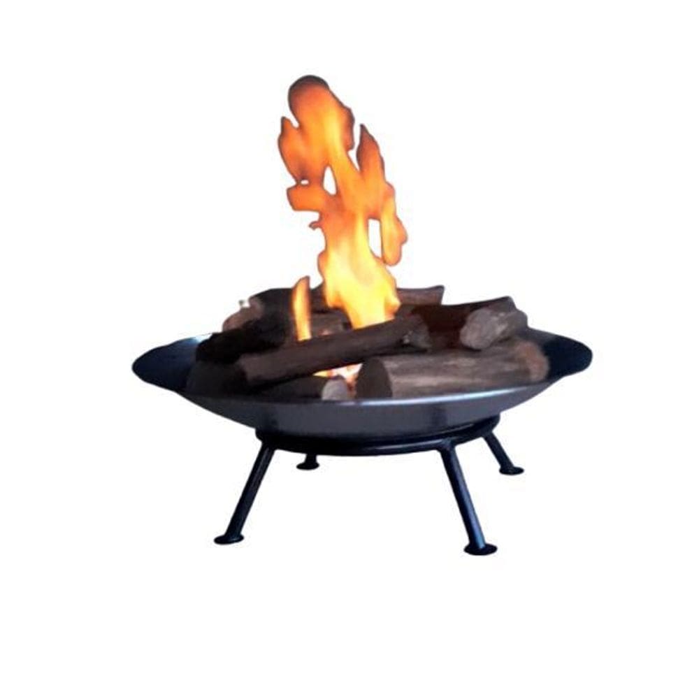 Lareira 80Cm Para Jardim Fogueira Externa Portatil A Lenha