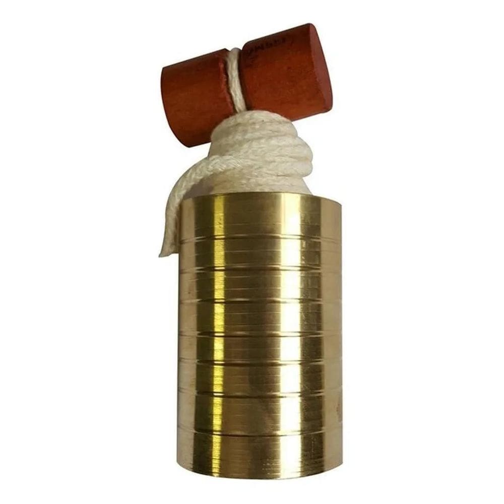 2X Prumo Tampa Metal Amarelo Mw No.7+-1000G 791291