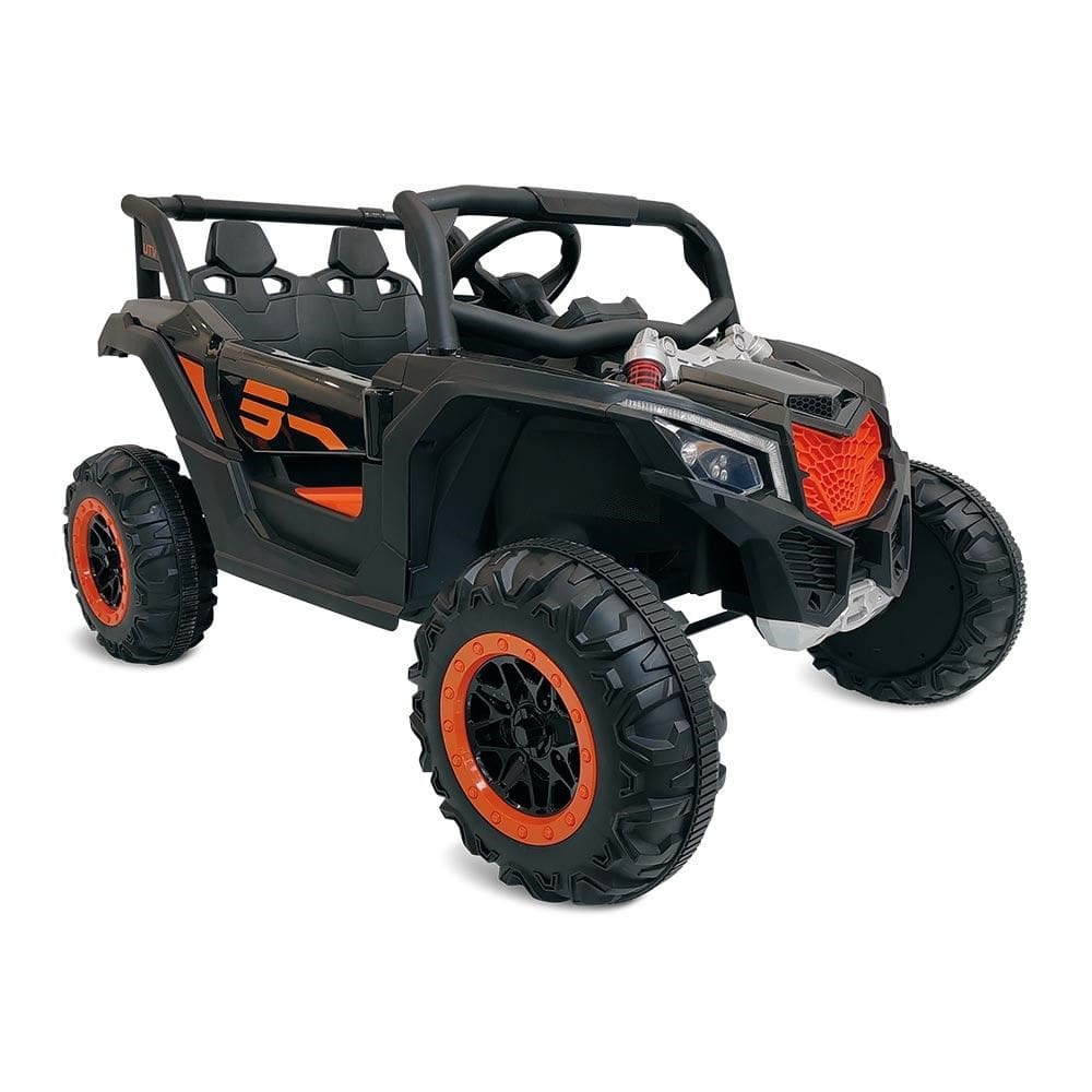 Buggy Elétrico Infantil UTV R/C 12V Preto Bandeirante