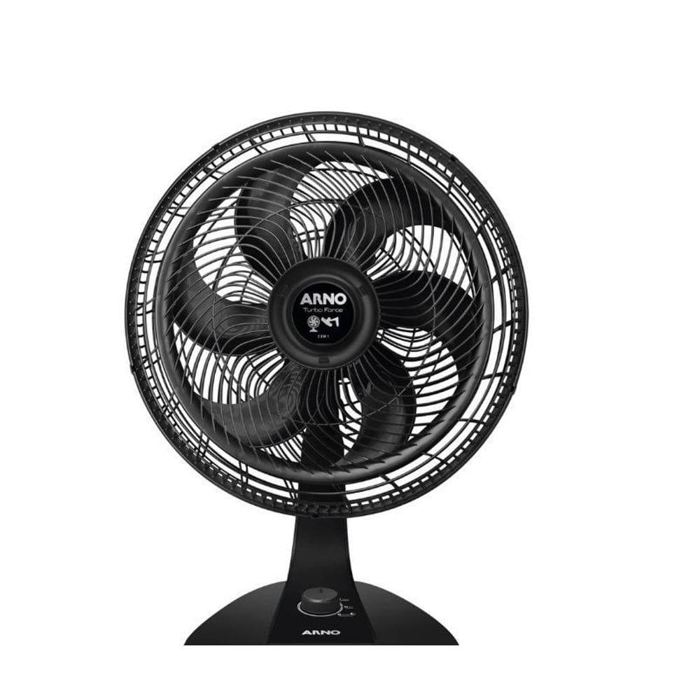 Ventilador De Mesa Turbo Force 2 Em 1 Vf42 40Cm Preto Arno