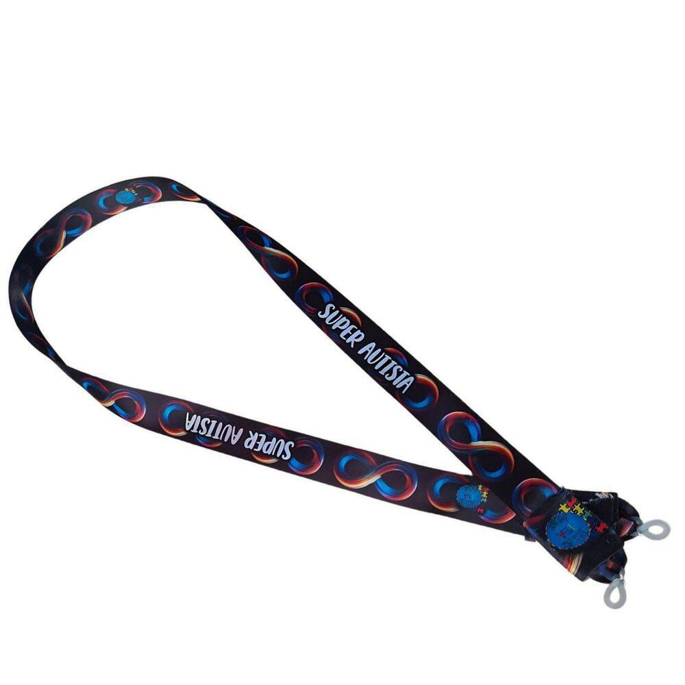 Cordinha Infinity Black De Óculos Para Autistas