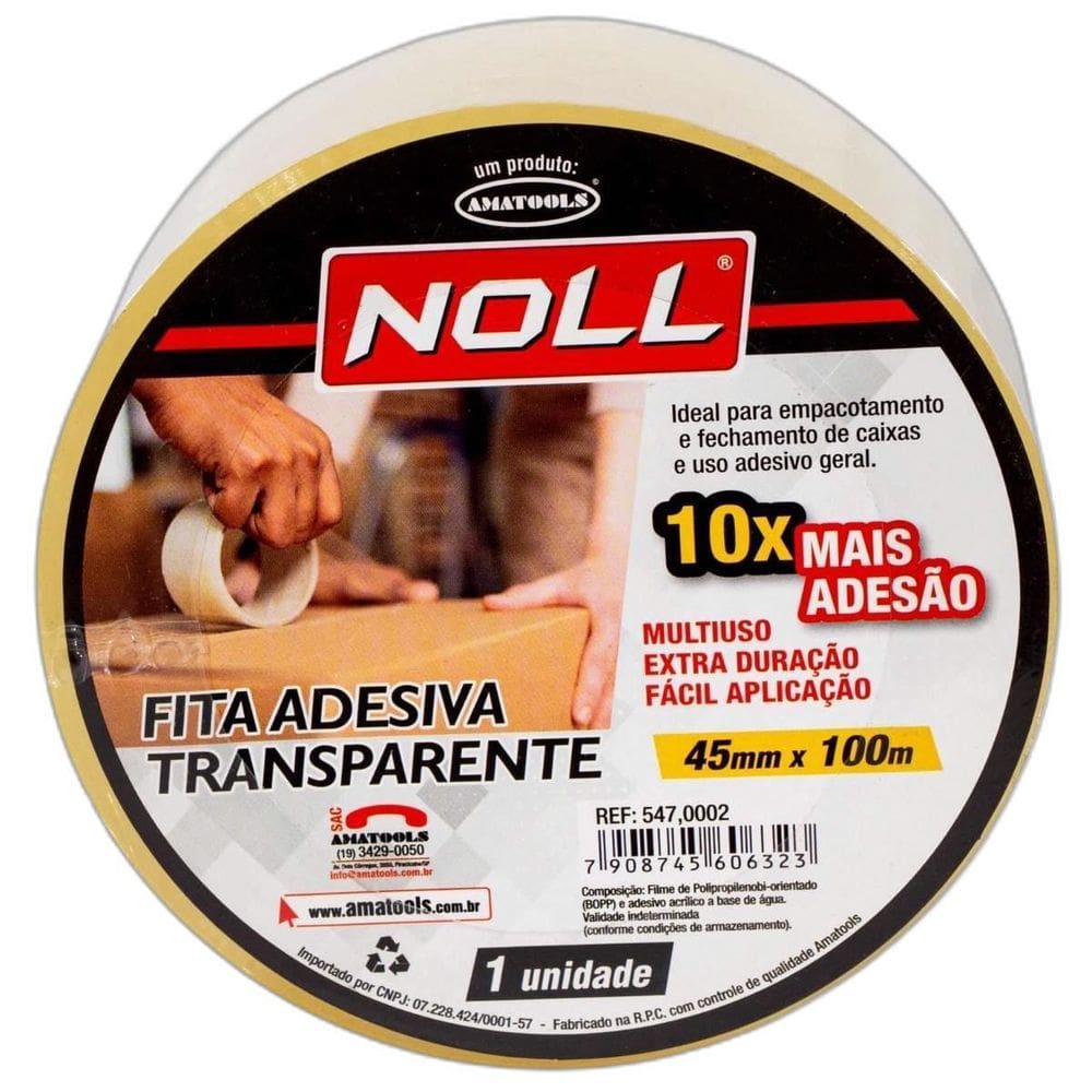 Fita Adesiva Transparente 45Mm X 100M  547,0002  - Noll