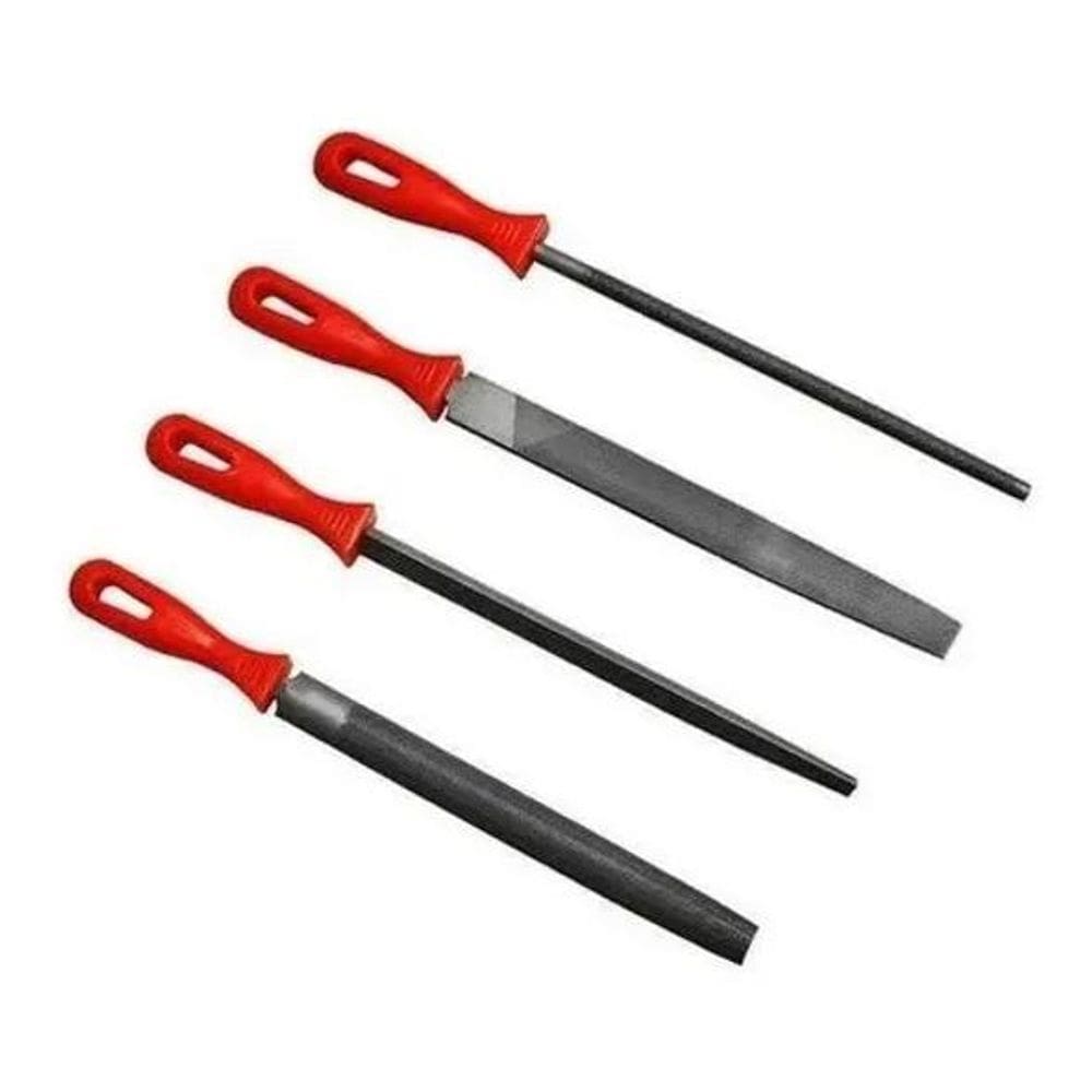 2X Jogo De Lima Murça 8 Pol 200Mm Com 4 Peças Rocast