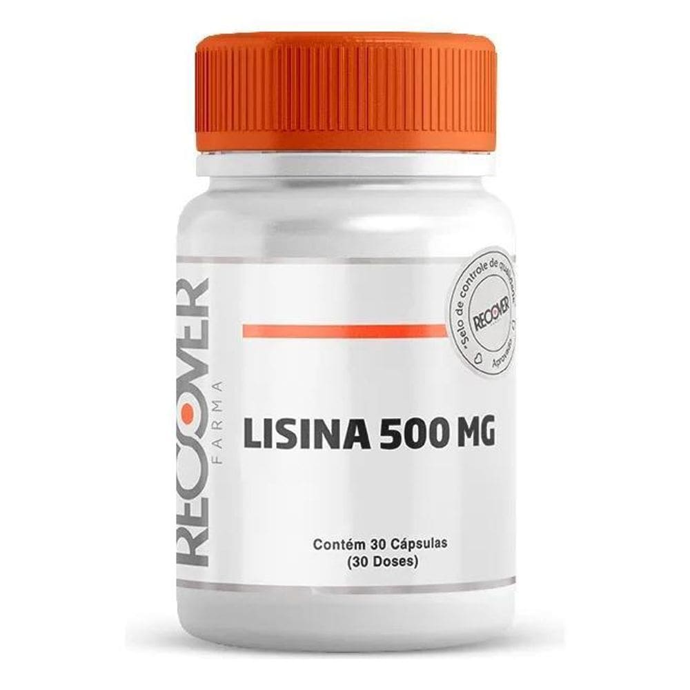 2X L-Lisina / L-Lysine 500Mg - Contra Herpes - 30 Cápsulas S