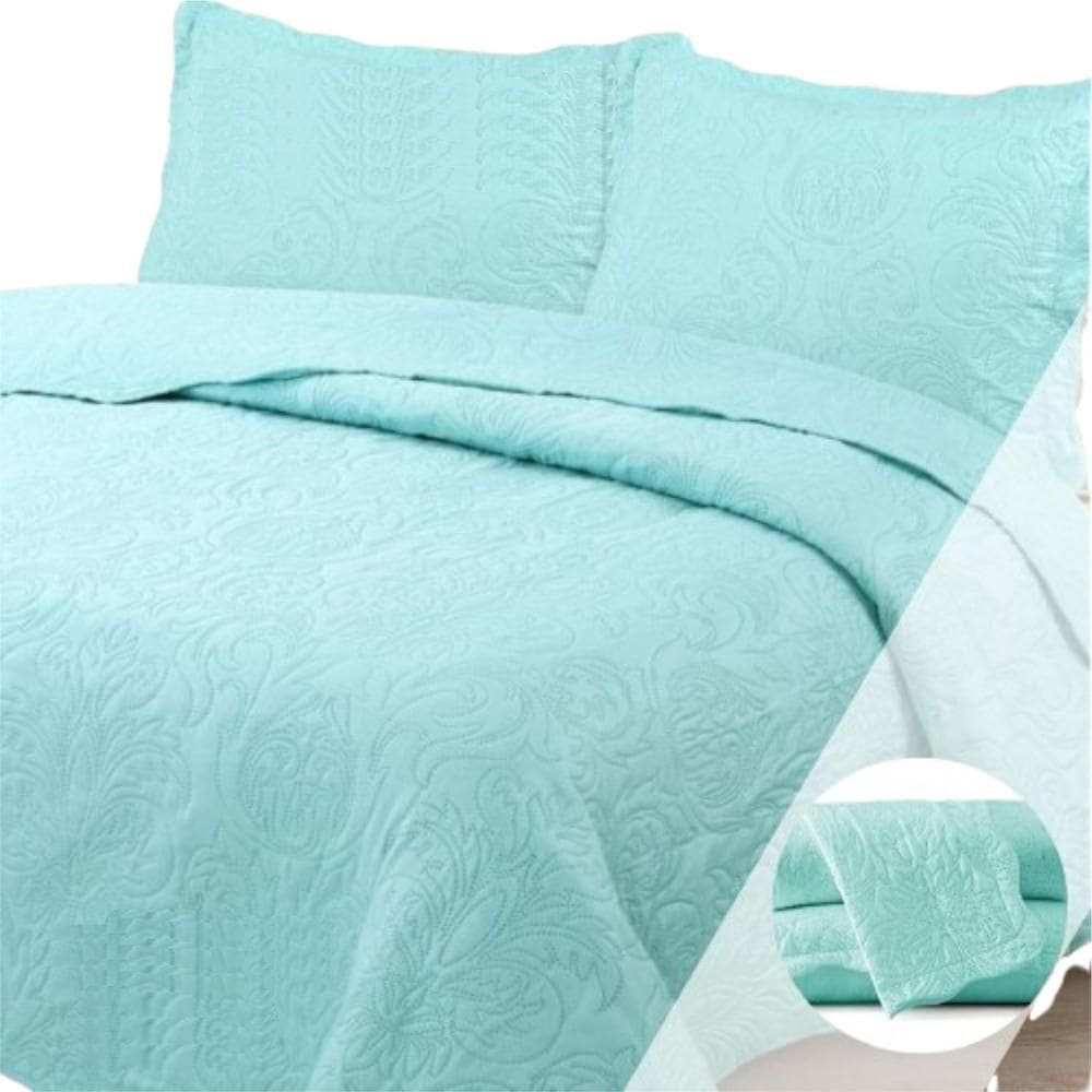 Colcha Queen Bella Dupla Face 03 Peças - Tifany