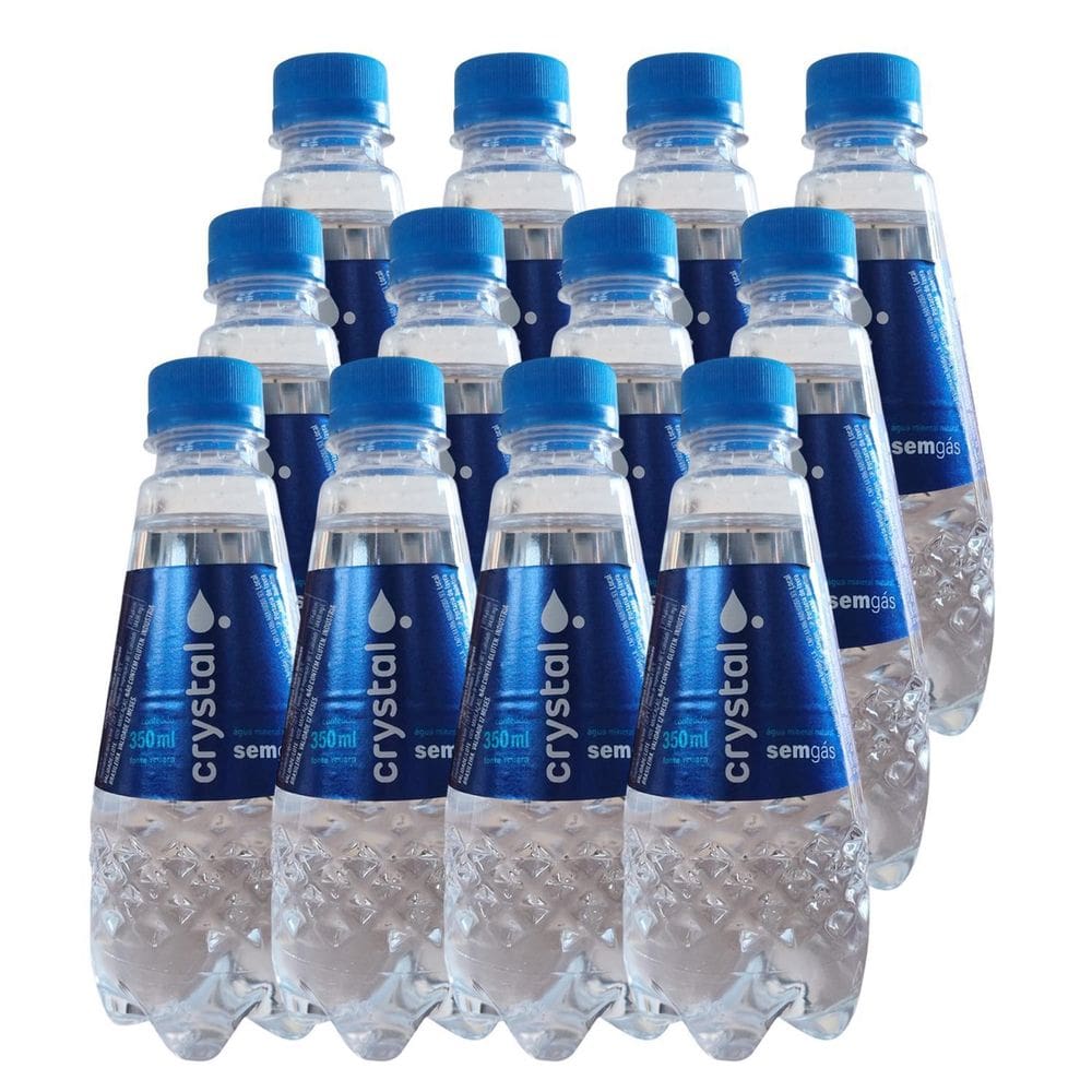Kit Com 12Und Água Mineral Sem Gás Crystal Vip 350Ml