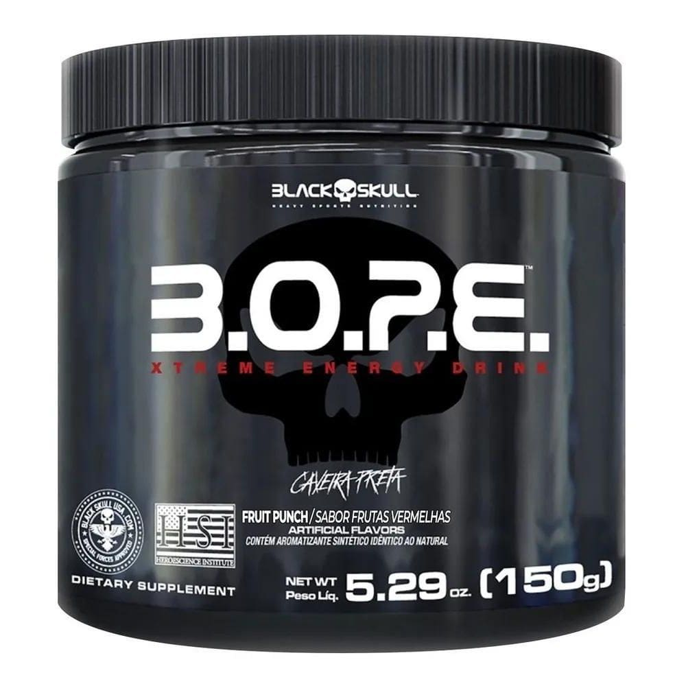 2X Pre Workout B.O.P.E. Xtreme Energy Drink 150G Black Skull