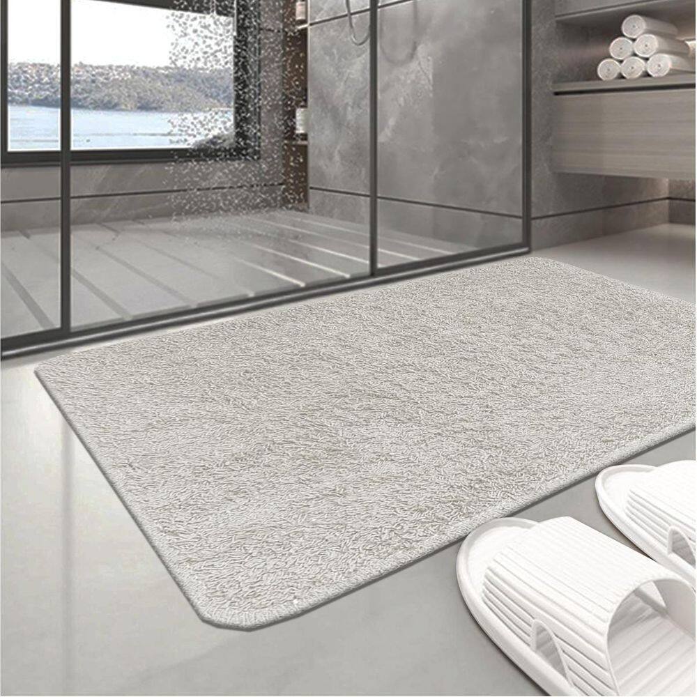 4 Tapete Banheiro Antiderrapante Absorvente 45X60 Oa Hig Cru