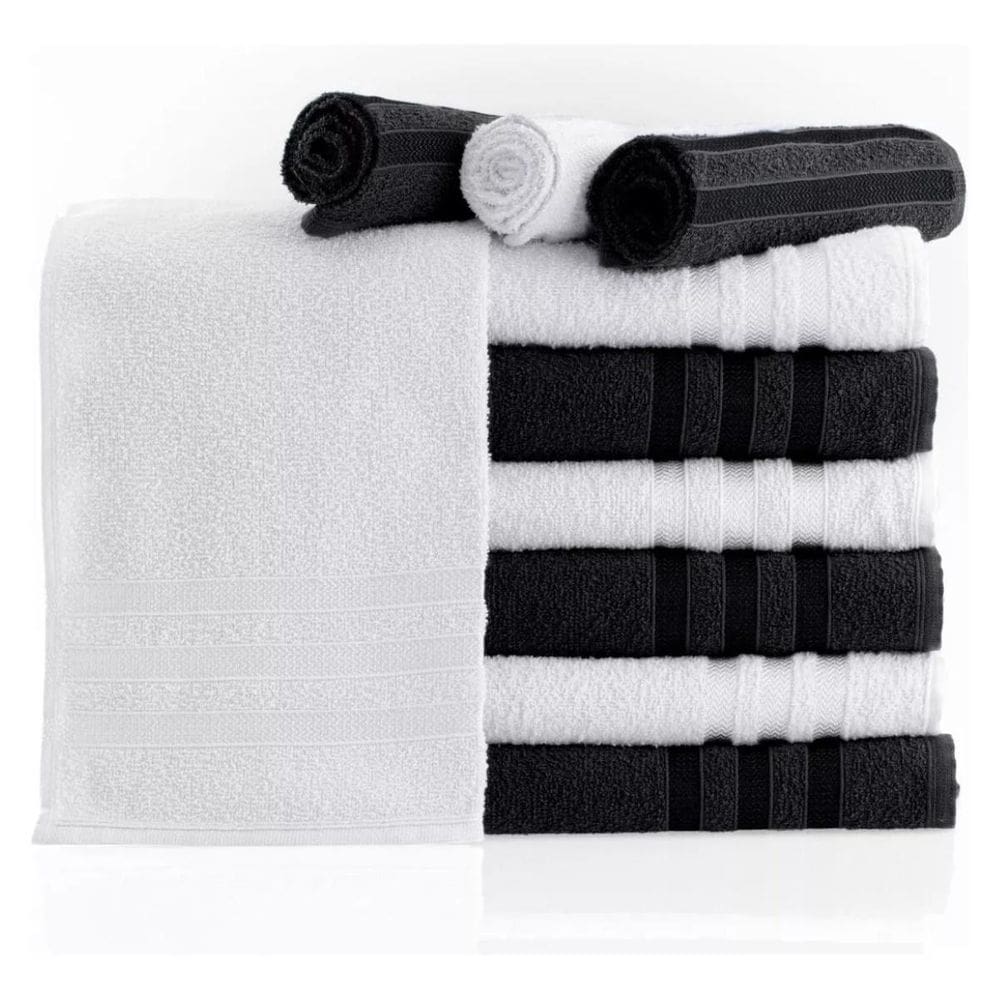 Toalha De Rosto Preta Luxuosa Com Entrega Relâmpago