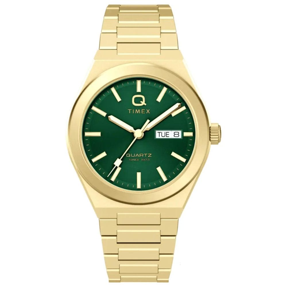 Relógio Timex Continental Day Date Tw2Y35100 Dourado
